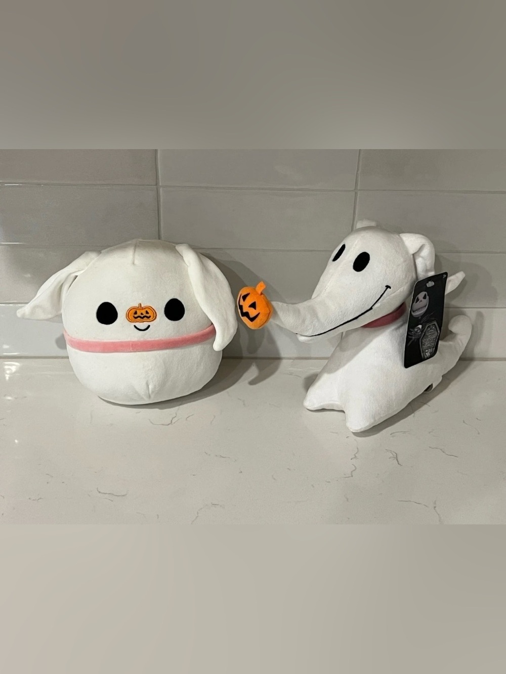 DISNEY Nightmare Before Christmas ZERO Plush Lot Squishmallow 30th Anniversary